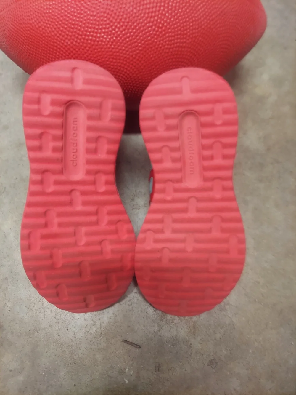 Kids Size 11K Red 'Armor Up' Adidas Sneakers